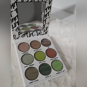 BH Cosmetics Let That Sh*t Go Eyeshadow Palette 9-Shade Green Neutral Palette
